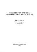 Chesterton and the Edwardian cultural crisis