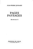 Pages, paysages