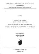 Amour, mariage et transgressions au Moyen Age