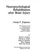 Neuropsychological rehabilitation after brain injury