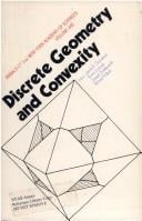 Discrete geometry and convexity