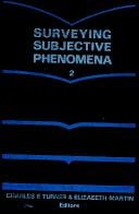 Surveying subjective phenomena