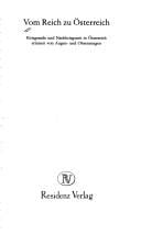 Vom Reich zu Österreich