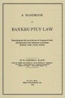 A handbook of bankruptcy law