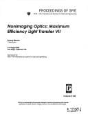 Nonimaging optics, maximum efficiency light transfer VII