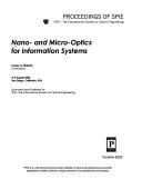Nano- and micro-optics for information systems
