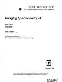 Imaging spectrometry IX