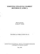 Essential financial market reforms in Africa