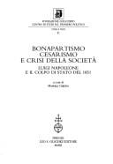 Bonapartismo cesarismo e crisi della società