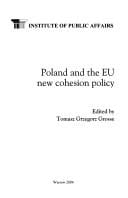 Poland and the EU new cohesion policy