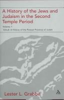 HISTORY OF THE JEWS AND JUDAISM IN THE SECOND TEMPLE PERIOD; V. 1; YEHUD: A HISTORY OF THE PERSIAN..