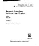 Biometric technology for human identification