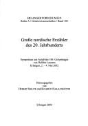 Grosse nordische Erzähler des 20. Jahrhunderts