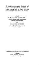 Revolutionary prose of the English Civil War
