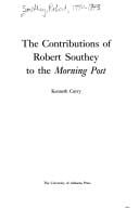 The contributions of Robert Southey to the Morning post