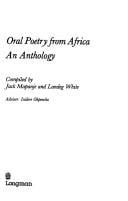 Oral poetry from Africa