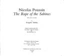Nicolas Poussin, The rape of the Sabines