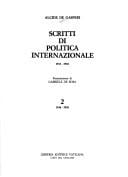 Scritti di politica internazionale, 1933-1938