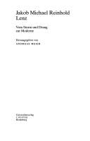 Jakob Michael Reinhold Lenz