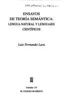 Ensayos de teoría semántica