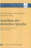 Ansichten der deutschen Sprache