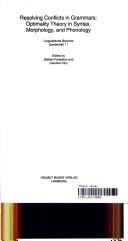 Resolving conflicts in grammars