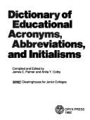 Dictionary of educational acronyms, abbreviations, and initialisms