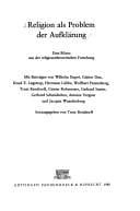 Religion als Problem der Aufklärung