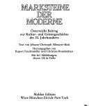 Marksteine der Moderne: Österreichs Beitrag zur Kultur- und Geistesgeschichte des 20. Jahrhunderts (German Edition)
