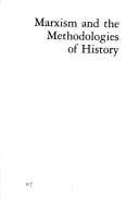 Marxism and the methodologies of history