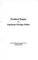 President Reagan and American foreign policy