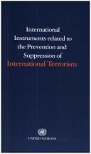 International instruments related to the prevention and suppression of international terrorism