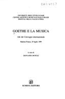 Goethe e la musica