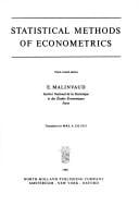 Méthodes statistiques de l'économétrie