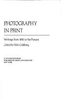 Photography in print