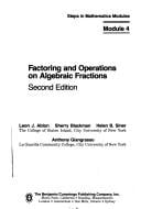Factoring and operations on algebraic fractions