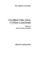 Palabras para Julia y otras canciones