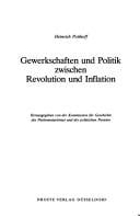 Gewerkschaften und Politik zwischen Revolution und Inflation