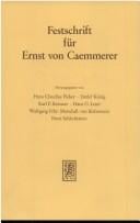 Festschrift für Ernst von Caemmerer zum 70. Geburtstag