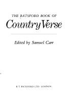 The Batsford book of country verse