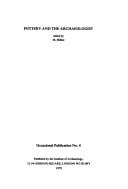 Pottery and the archaeologist