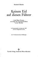 Keinen Eid auf diesen Führer