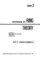 Reviews in ring theory