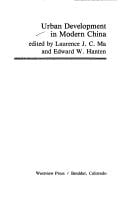 Urban development in modern China