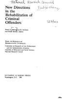 New directions in the rehabilitation of criminal offenders