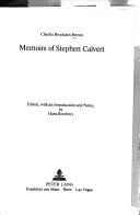 Memoirs of Stephen Calvert
