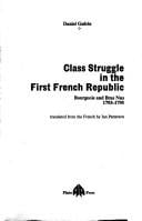 Class struggle in the First French Republic