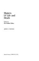 Matters of life and death