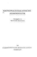 Nationalsozialistische Aussenpolitik (Wege der Forschung ; Bd. 297) (German Edition)