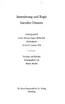 Inszenierung und Regie barocker Dramen